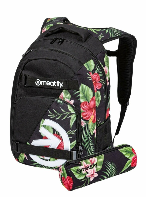 Meatfly Meatfly ruksak Exile Tropical Black 24 L | Crna | Volumen 24 L