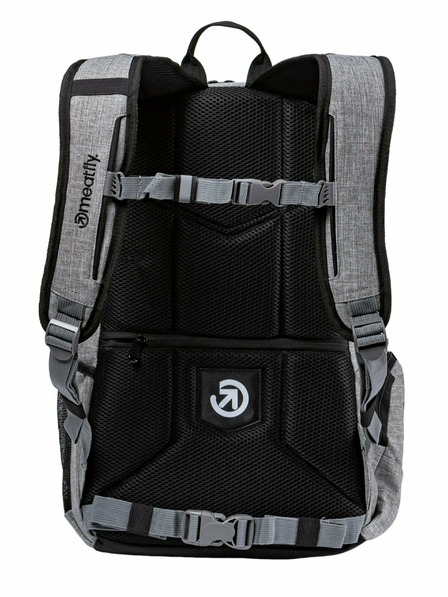 Meatfly Meatfly ruksak Basejumper Grey Heather / Black 22 L | Crna | Volumen 22 L