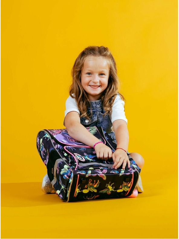 Meatfly Meatfly školska torba Alex Black Unicorn