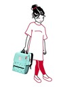 Reisenthel Ruksak Reisenthel Backpack Kids Cats and dogs mint