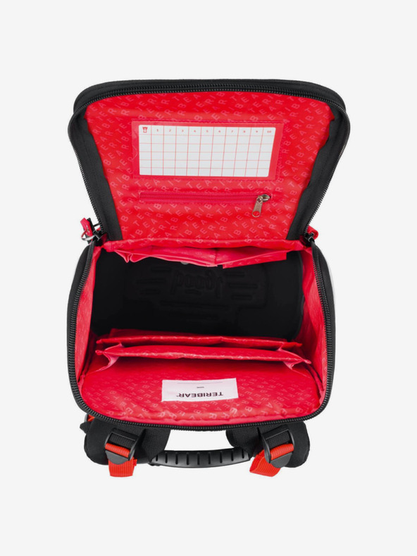 BAAGL  Crna školska torba na patentni zatvarač teribear Baagl