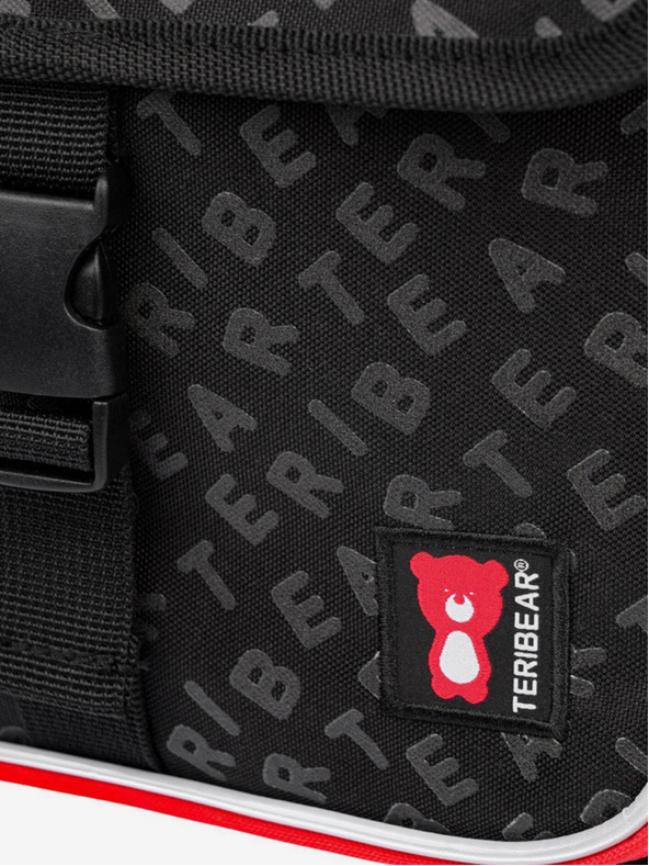 BAAGL  Crna školska torba na patentni zatvarač teribear Baagl