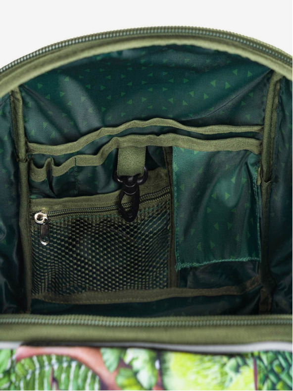 BAAGL  Zelena školska torba školjkasti dinosauri Baagl