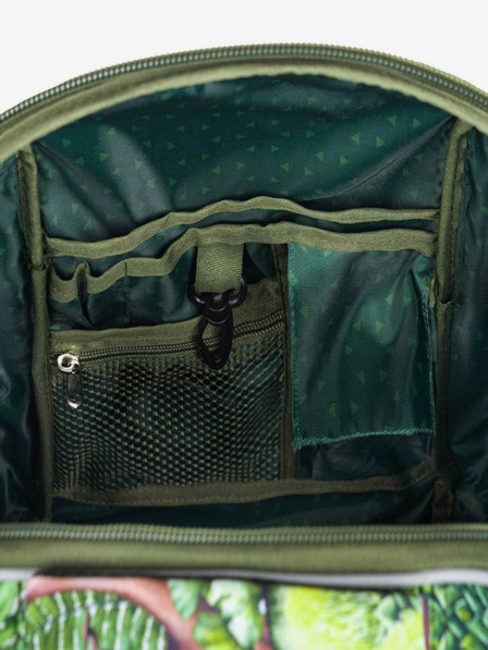 BAAGL  Zelena školska torba školjkasti dinosauri Baagl