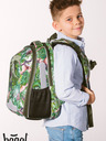 BAAGL  Zelena školska torba školjkasti dinosauri Baagl