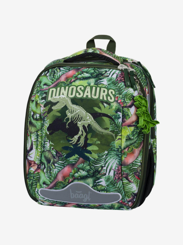BAAGL  Zelena školska torba školjkasti dinosauri Baagl
