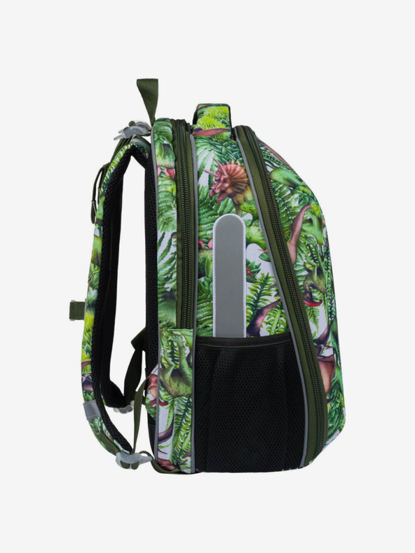 BAAGL  Zelena školska torba školjkasti dinosauri Baagl