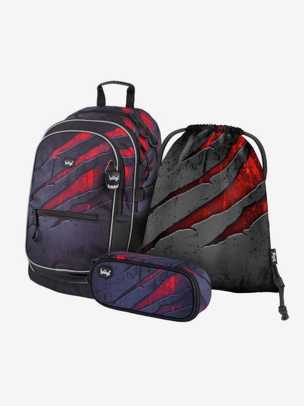BAAGL  Grey 3 set core lava: ruksak, pernica, torba Baagl