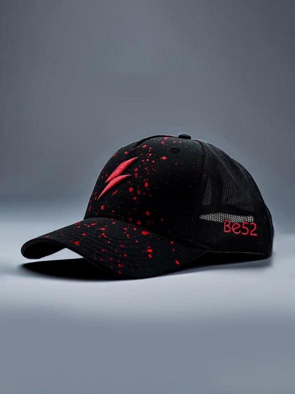 Be52 Be52 Bolt splash šilterica premium crna/crvena