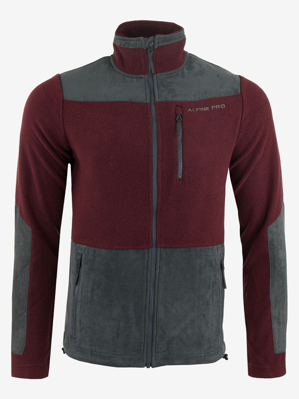 ALPINE PRO Muški sweatshirt ALPINE PRO CLEW merlot