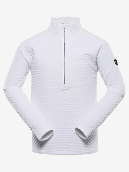 ALPINE PRO Muški brzosušeći sweatshirt ALPINE PRO GETT bijeli