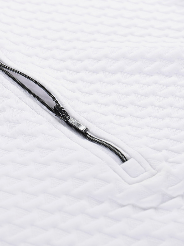 ALPINE PRO Muški brzosušeći sweatshirt ALPINE PRO GETT bijeli