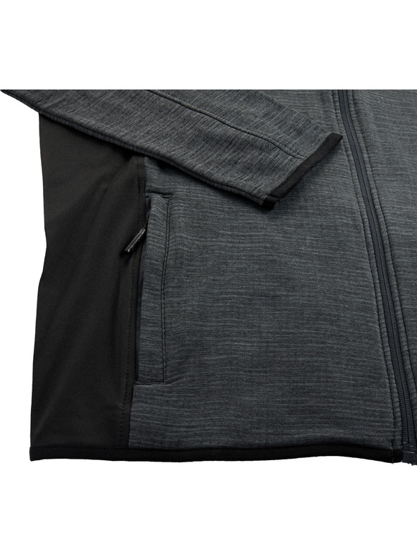 ALPINE PRO Muški brzosušeći sweatshirt s cool dry ALPINE PRO IRWES crne boje