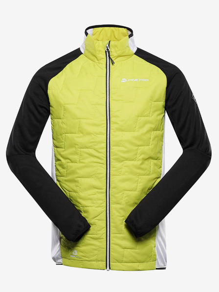 ALPINE PRO Muška majica s merino punjenjem ALPINE PRO JORW zelena