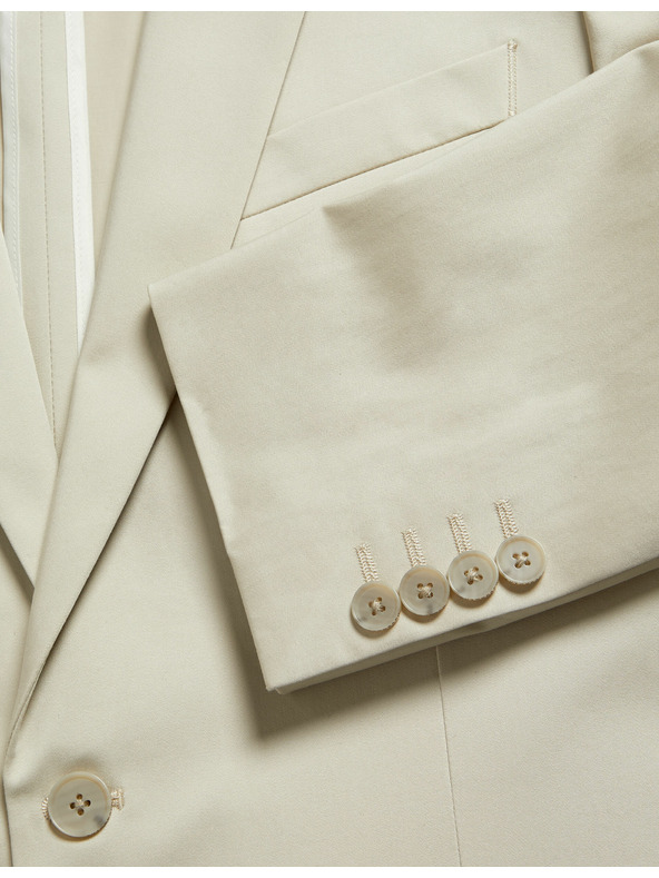 Marks & Spencer Blazer s visokim udjelom pamuka, blago rezan Marks & Spencer bež