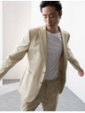 Marks & Spencer Blazer s visokim udjelom pamuka, blago rezan Marks & Spencer bež