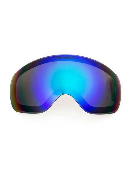 Meatfly Meatfly rezervna stakla Ekko XL C - Green Chrome | Crna | Veličina