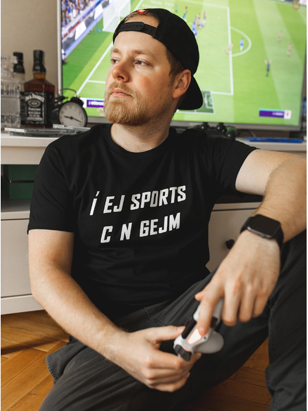 ZOOT.Original Crna muška majica ZOOT Original Í EJ SPORTS C N GEJM