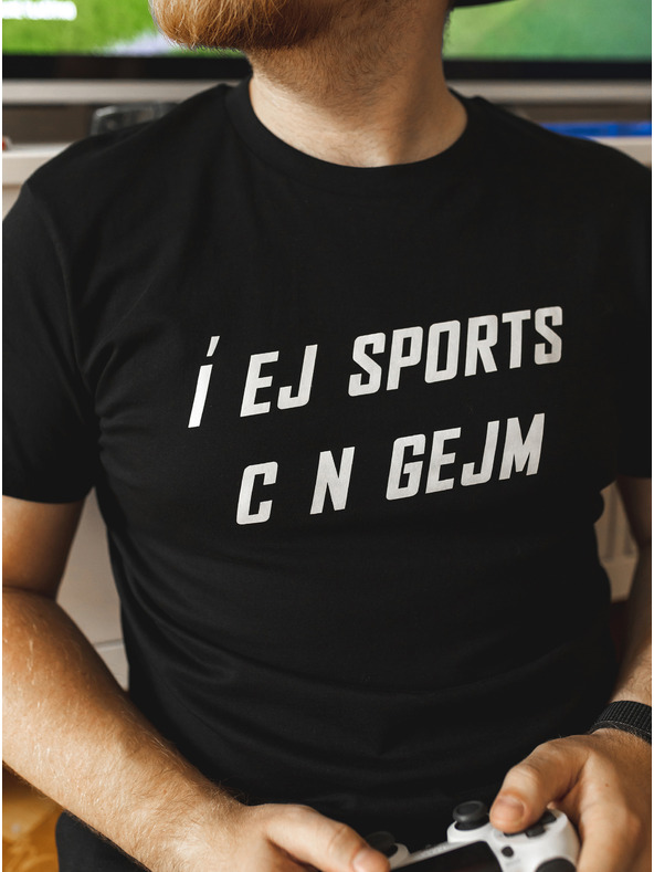 ZOOT.Original Crna muška majica ZOOT Original Í EJ SPORTS C N GEJM