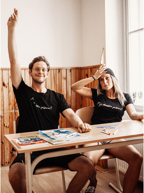 ZOOT.Original Crna muška majica kratkih rukava ZOOT Original Pišemo li danas?