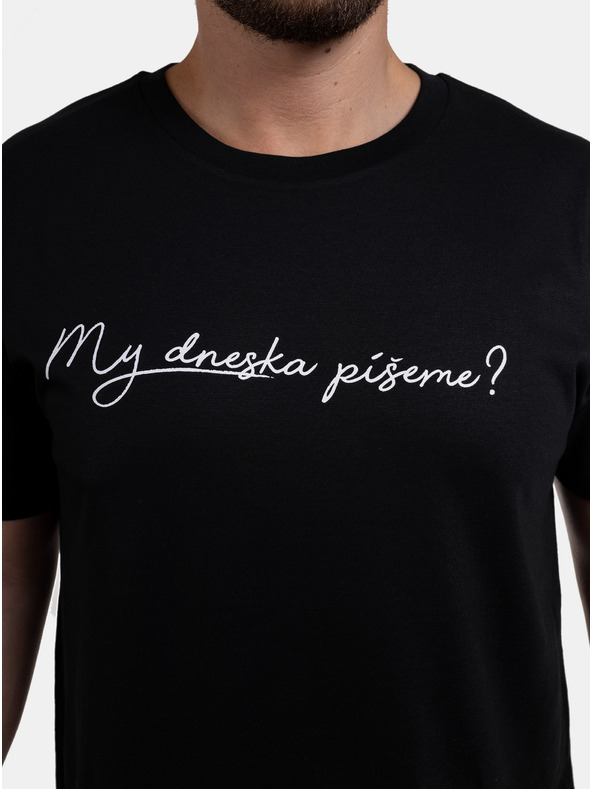 ZOOT.Original Crna muška majica kratkih rukava ZOOT Original Pišemo li danas?