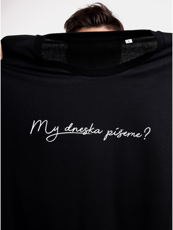 ZOOT.Original Crna muška majica kratkih rukava ZOOT Original Pišemo li danas?