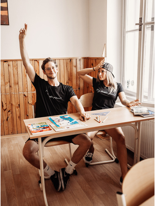 ZOOT.Original Crna muška majica kratkih rukava ZOOT Original Pišemo li danas?