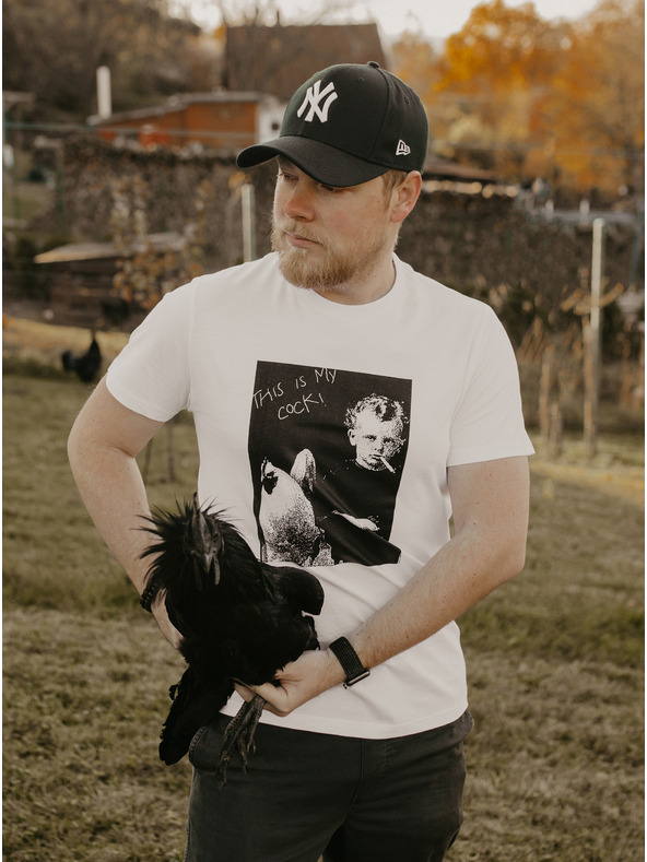 ZOOT.Original Bijela muška majica ZOOT Original This Is My Cock