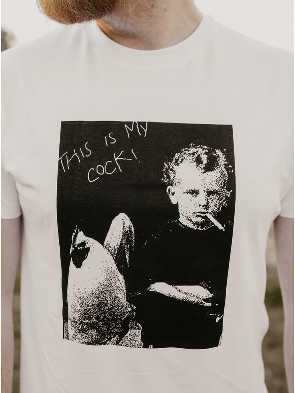 ZOOT.Original Bijela muška majica ZOOT Original This Is My Cock