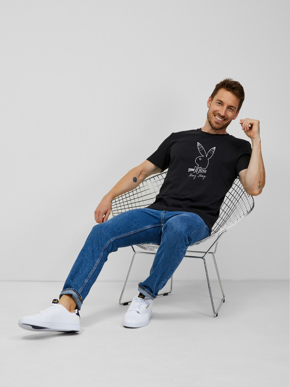 ZOOT.Original Crna muška majica ZOOT.Original Playboy zečić