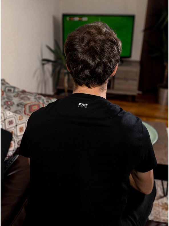 ZOOT.Original Crna muška majica kratkih rukava ZOOT Original Co Cech, to je trener