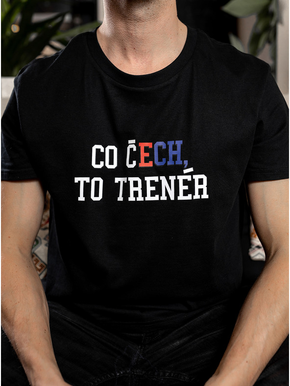 ZOOT.Original Crna muška majica kratkih rukava ZOOT Original Co Cech, to je trener