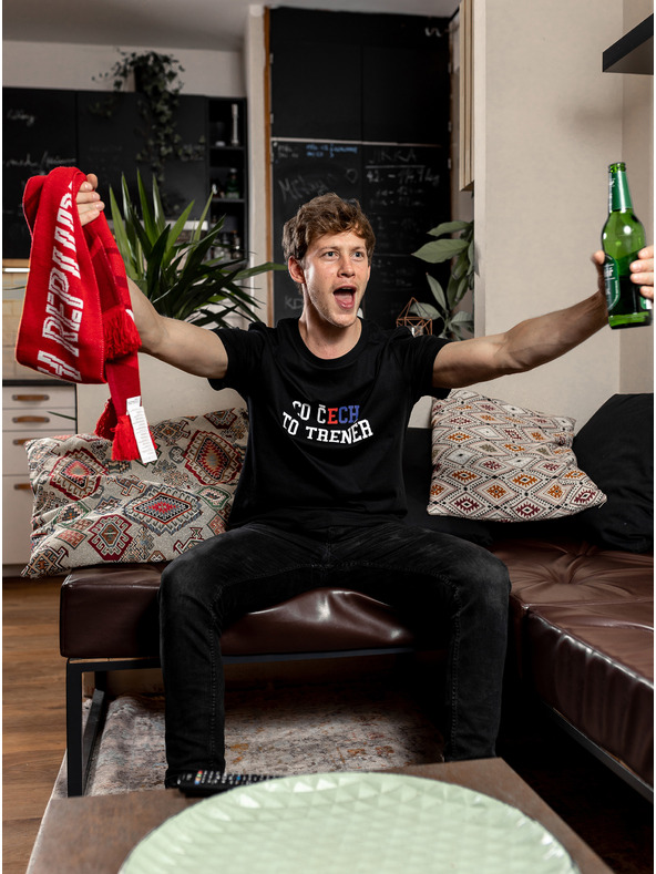 ZOOT.Original Crna muška majica kratkih rukava ZOOT Original Co Cech, to je trener