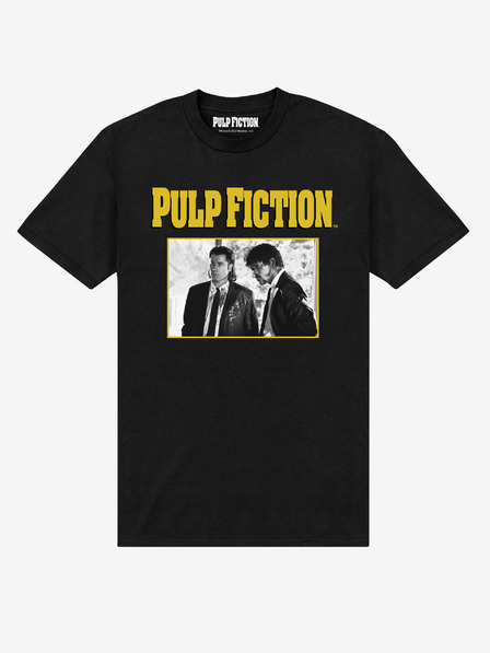 ZOOT.Fan Crna unisex majica ZOOT.Fan Pulp Fiction Vince and Jules