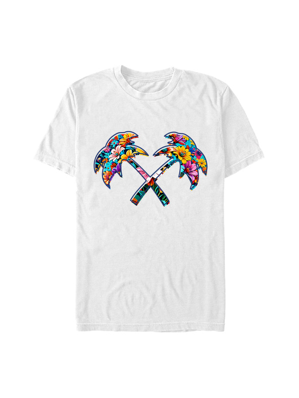 ZOOT.Fan Bijela majica trenerica Spotter Cross Palm Flowers