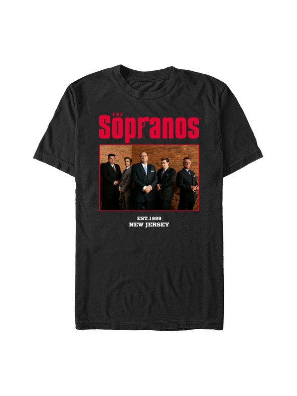 ZOOT.Fan Crna majica HBO The Sopranos Cast