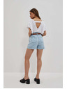 Moodo Moodo ženske kratke traper hlače svijetlo plave boje