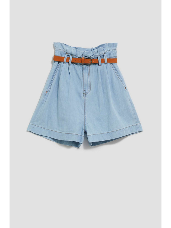 Moodo Moodo ženske kratke traper hlače svijetlo plave boje