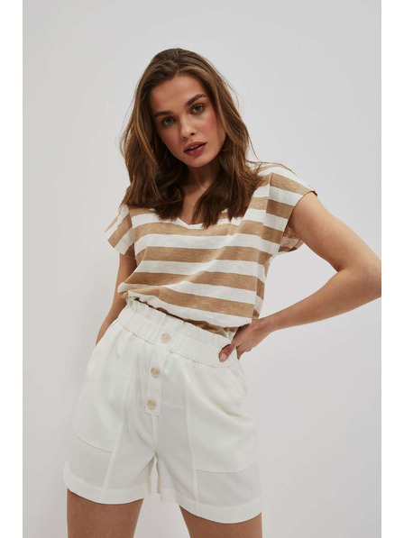 Moodo Bijele ženske kratke hlače Moodo