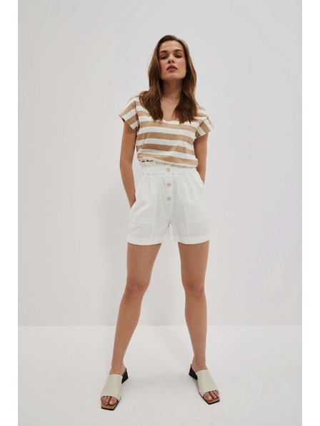 Moodo Bijele ženske kratke hlače Moodo