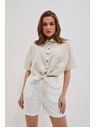 Moodo Bijele ženske kratke hlače Moodo