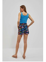 Moodo Moodo tamnoplave ženske kratke hlače s uzorkom