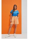 Moodo Narančaste ženske kratke hlače Moodo