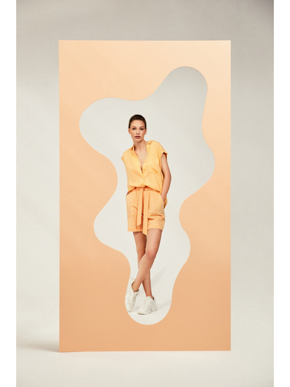 Moodo Narančaste ženske kratke hlače Moodo