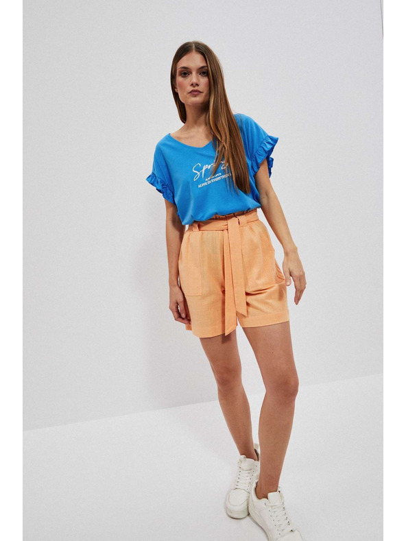 Moodo Narančaste ženske kratke hlače Moodo