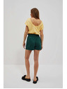 Moodo Moodo tamno zelene ženske kratke hlače