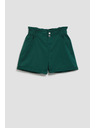 Moodo Moodo tamno zelene ženske kratke hlače