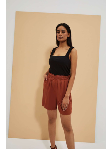 Moodo Smeđe ženske kratke hlače Moodo