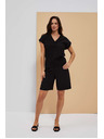 Moodo Crne ženske kratke hlače Moodo