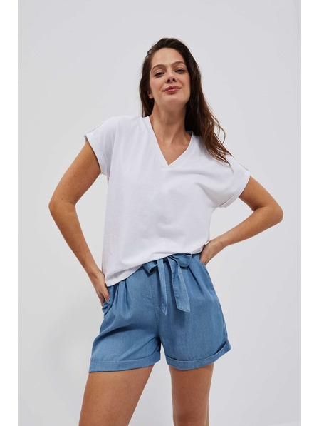 Moodo Moodo plave ženske traper kratke hlače